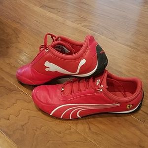 PUMA red Ferrari sneakers